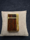 S.T. Dupont Paris Brown Wood grain lacquer and Gold Gatsby, double flame — photo 1