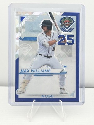 2025 Panini Prospect Edition - Max Williams #17 Blue Ice Prizm /299 (RC)