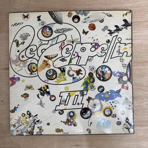 Led Zeppelin III Vinyl LP 1970 UK First Pressing Peter Grant Credit Atlantic