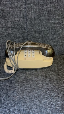 #ad vintage Western Electric ATamp;T Princess telephone with push button $25.00