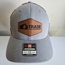 Richardson 112 Hat Cap Snapback Trucker Mesh Men's American Flag Stars Stripes