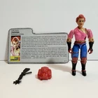 GI Joe Zarana 1986 v1 *100% COMPLETE w/File Card, SUPERB PAINT, Dreadnok Vintage