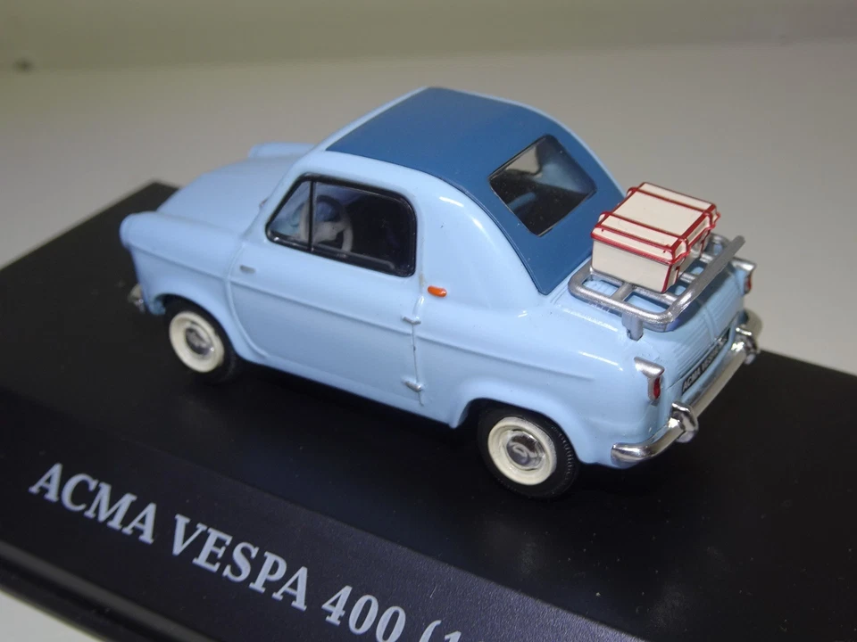 1/43 Acma Vespa 400 1957 Micro Voiture Antan Altaya - Photo 4/4