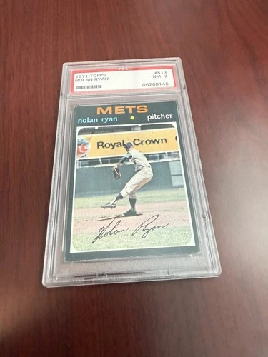 1971 Topps #513 Nolan Ryan HOF. PSA 7 NRMT