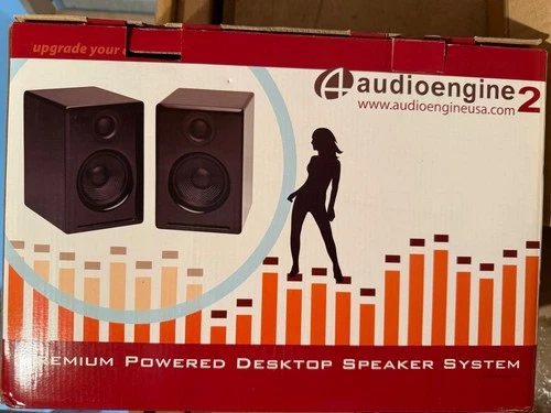 Audioengine A2 Active Desktop Speakers - with Original Box