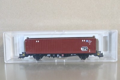 FLEISCHMANN 5234 K DB TFG CONTAINER WAGON 587-6 MINT BOXED on