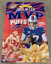 2025 JOSH ALLEN MVP PUFFS BUFFALO BILLS QB LIMITED EDITION CEREAL UNOPENED