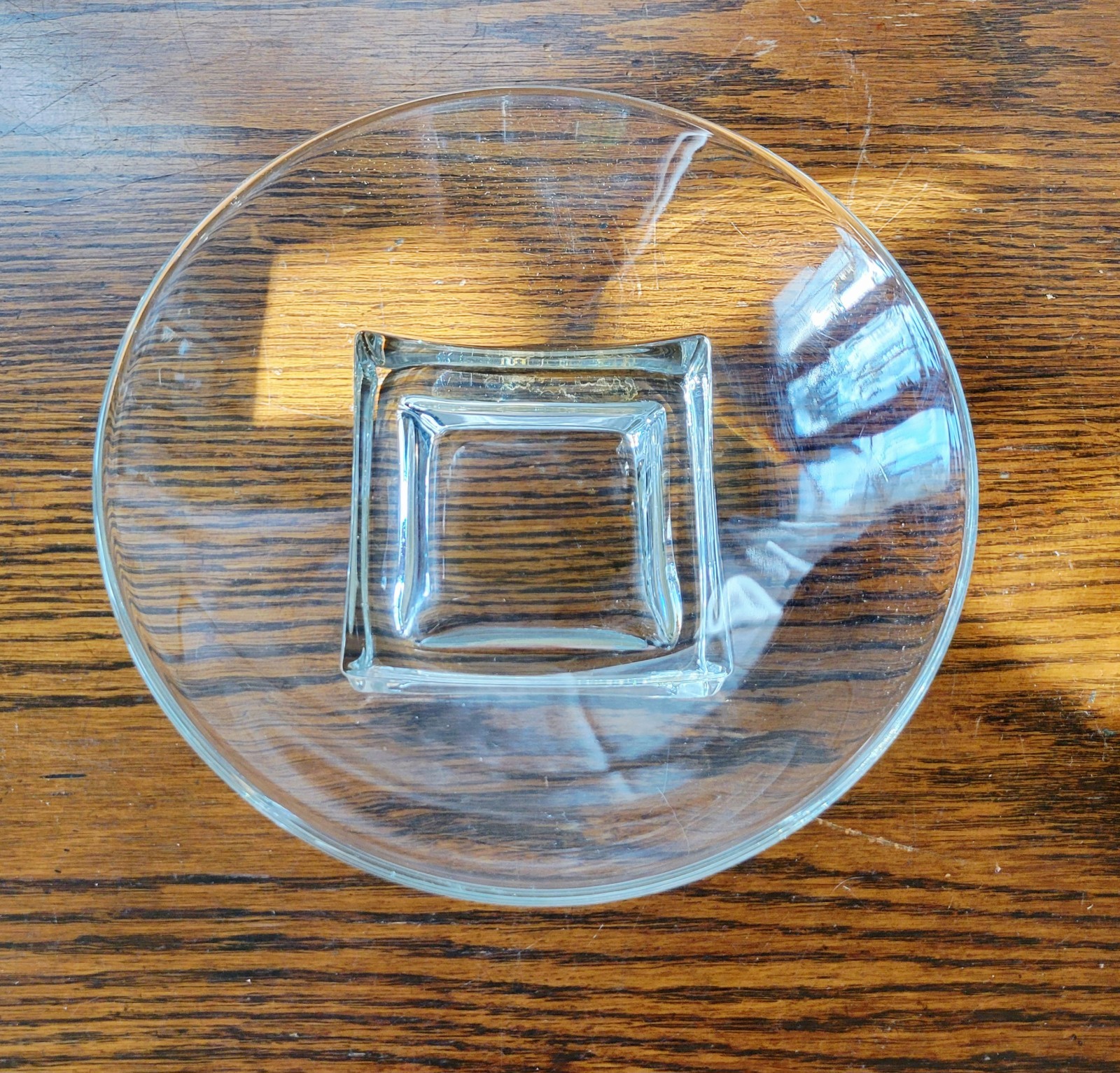 MCM 1960s Hazel-Atlas Glass Company "Colonial Square" Serving Bowl