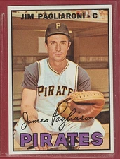1967 Topps #183 Jim Pagliaroni - Pittsburgh Pirates - Set Break - 261🔥⚾🔥