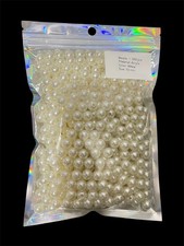 Round Pearl Beads 10mm 500pcs DIY Jewelry Crafting  Accessories White