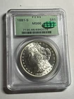 1881-S Morgan Dollar $1 PCGS MS66 CAC OGH Blast White Great Strike
