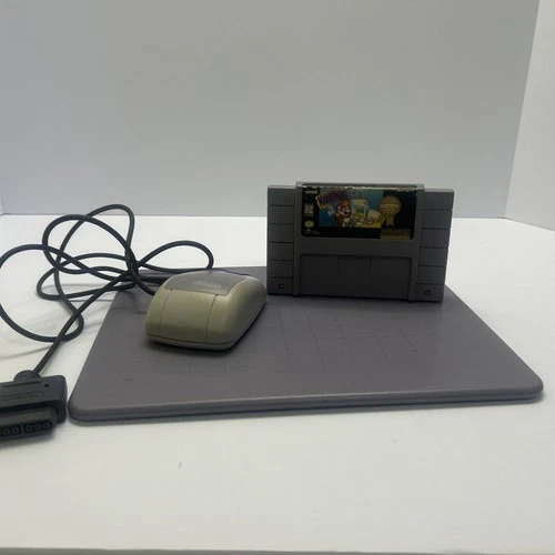 Mario Paint (Super Nintendo SNES) with Mousepad and Mouse OEM