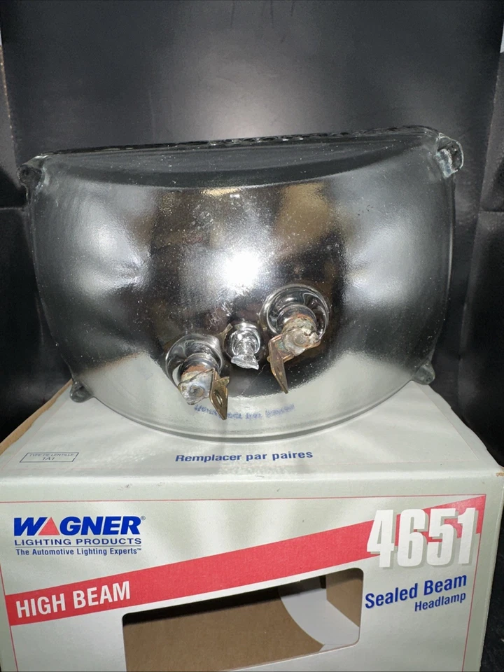 🇺🇸Wagner 4651 / H4651 高光束车头灯 75-91 汽车 免运费🇺🇸 — 第 4/4 张图片