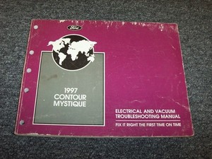 1997 Ford Contour Electrical Wiring & Vacuum Diagram ... ford contour window wiring diagram 
