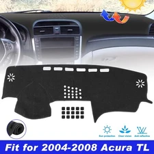 Dash Cover Mat For Acura TL 2004 2005 2006 2007 2008 Black Dashboard Pad Carpet