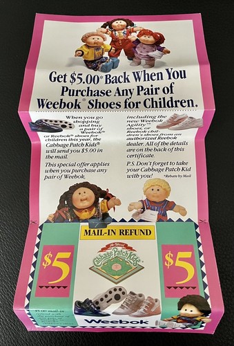 Etiqueta de muñeca Cabbage Patch Kids 1990 y documentos de adopción de certificado de nacimiento 1989/90 - Imagen 4 de 9