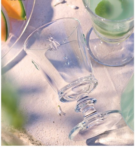 La Rochere Biene Glas mit Stiel - Wein / Wasser - 24cl - Hergestellt IN - Bild 3 von 3