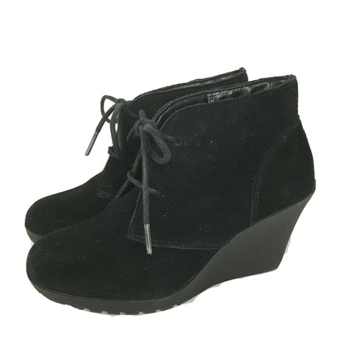 Wedge Boots Booties Womens Size 
