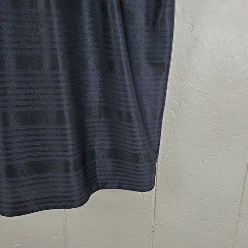Antigua Polo Shirt Mens Medium Black Striped Collared 1/4 Button Short Sleeve - Picture 13 of 15