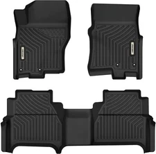 OEDRO  Floor Mat Liners For 2022-2025 Nissan Frontier Crew Cab TPE All-Weather