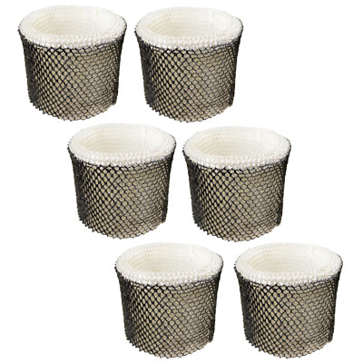 6-Pack HQRP Wick Filter for 890-WGN Cool Mist Humidifier, W889-WGN Replacement