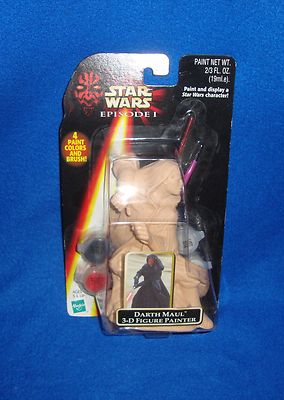 Star Wars Episode 1 Darth Maul 3-D Figure Painter Sealed