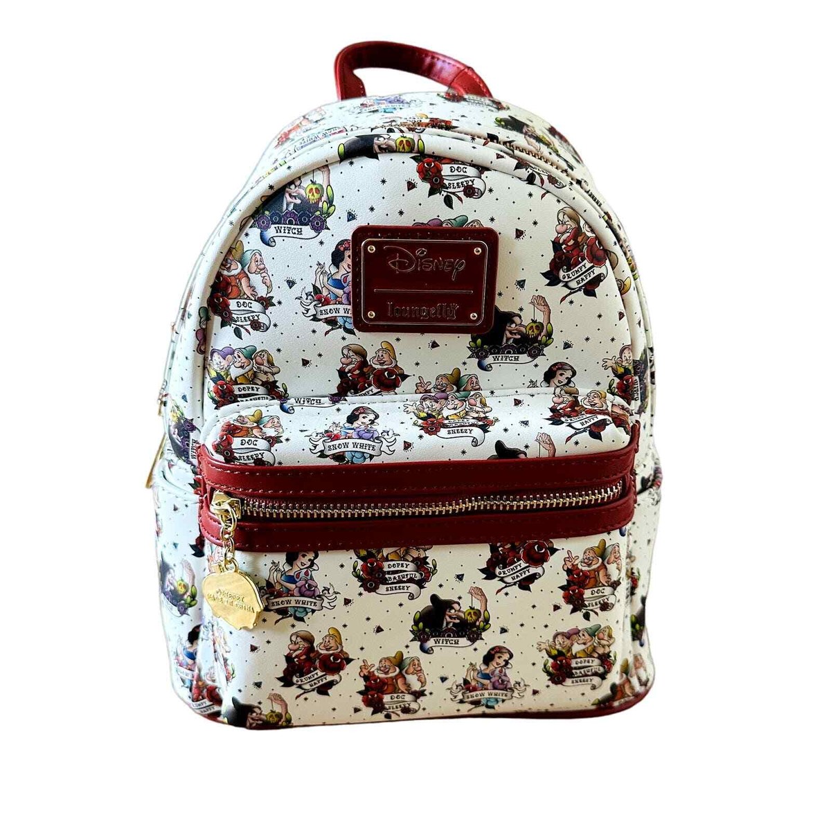 Loungefly NWT Disney Snow White and The Seven Dwarfs Tattoo  display picture 2