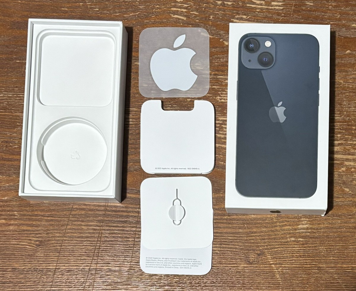 iPhone 13 Midnight 128 GB EMPTY BOX ONLY | eBay
