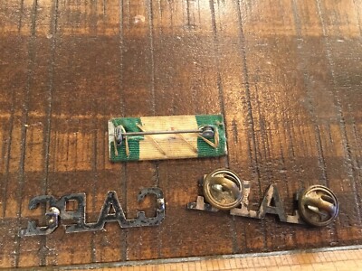 ORIGINAL WWII CAP CIVIL AIR PATROL STERLING INSIGNIA