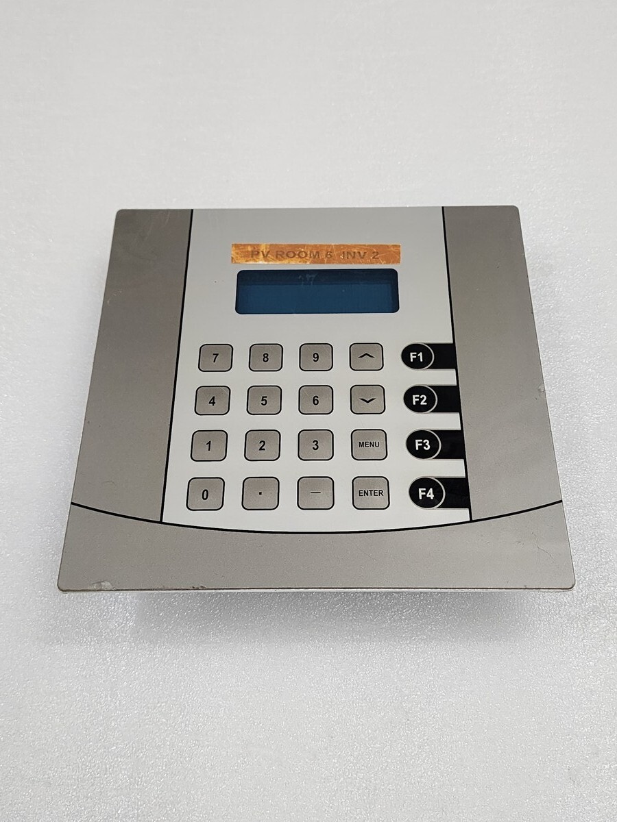 SE 110-3987-02-01 REV A UNIVERSAL FRONT PANEL CONTROL UNIT