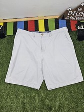 tommy hilfiger men short size 42 casual golf light blue gray classic cotton