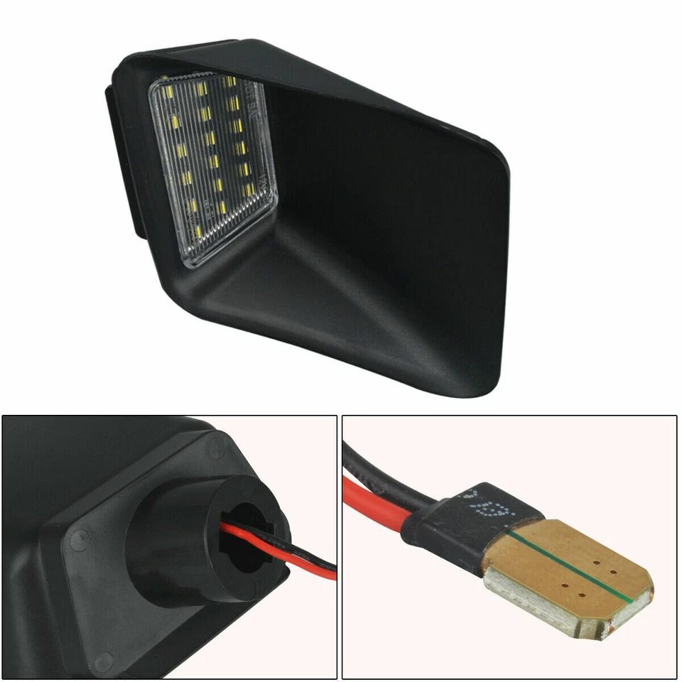 04-12 Chevy Colorado/GMC Canyon SMD LED parachoques trasero matrícula luz conjunto lámpara Foto 4 de 4