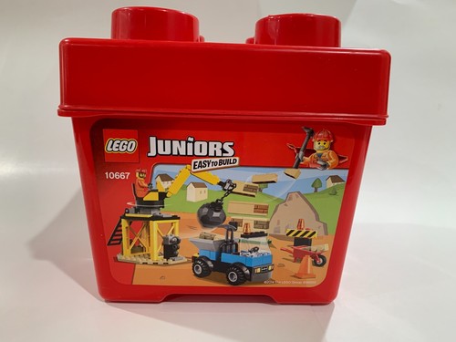 Lego Juniors Construction Tub/Storage Box Only 2x2 Red Lego Storage Box
