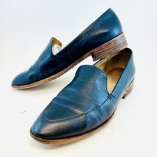 MADEWELL Frances Loafer Black Leather Point Toe Point Toe Flat Shoes, size 7.5