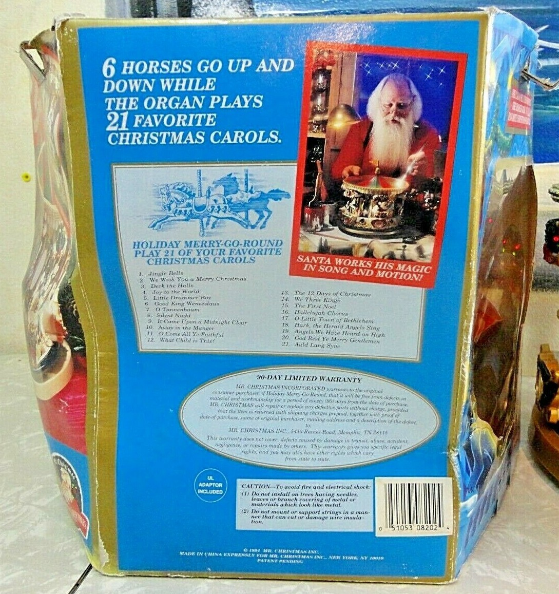 1994 Mr. Christmas Holiday MERRY GO ROUND Works TESTED! | eBay 1994 Mr. Christmas Holiday MERRY GO ROUND Works TESTED! | eBay