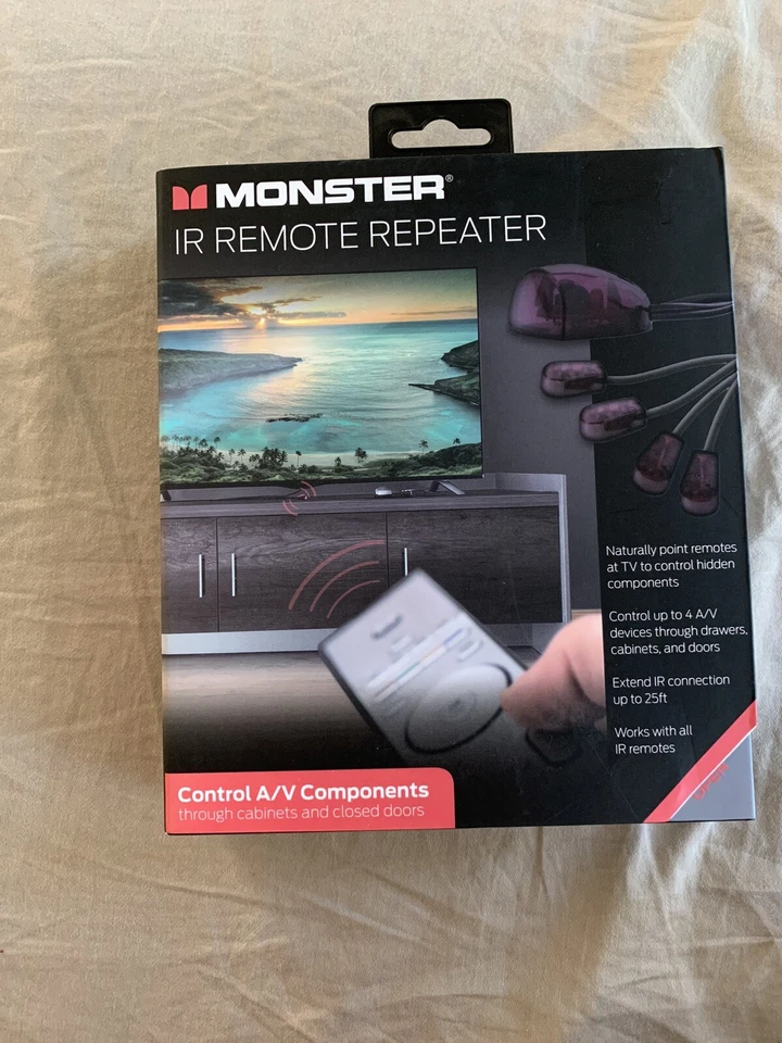 Monster IR Remote Repeater Universal IR Remote New In Box - Image 4 of 4