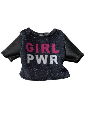 NEW Barbie Doll Fashions Black Girl Power T-Shirt Shirt Clothes