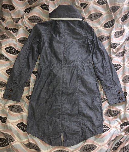 Dreimaster Ladies Blue Grey Cotton Anorak XS - Picture 11 of 12