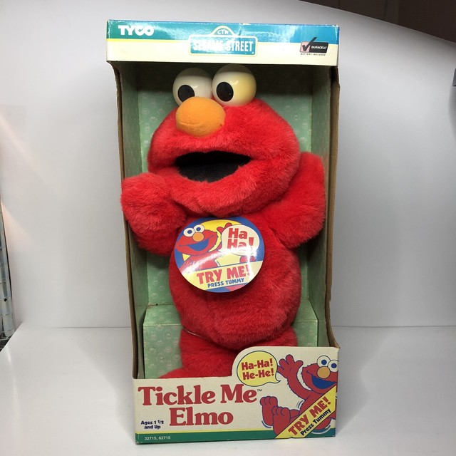 Sesame Street The Original Tickle Me Elmo Plush Toy (0048188627152