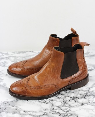 russell and bromley brogue chelsea boots