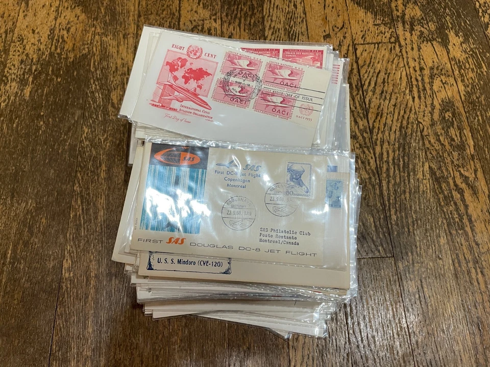 Lot of 275 First Day Issue Stamp Covers FDC 1940's 1950's 1960's 1970's - Image 2 of 4