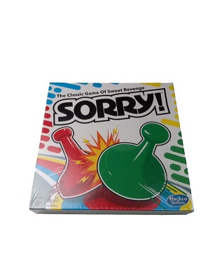 Sorry! 2020 Hasbro Gaming- Board Game For Ages 6+ And 2-4 Players New Game Night