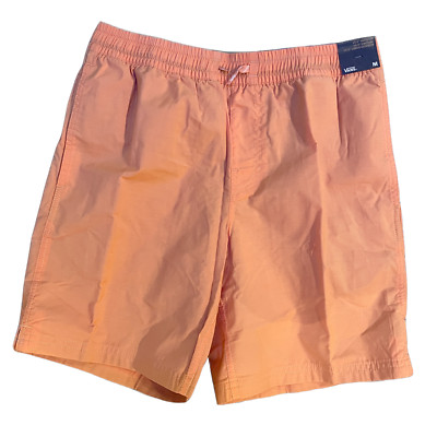 Brand New Boys Vans Primary Solid Elastic Boardshort Copper Tan Size M (10-12)