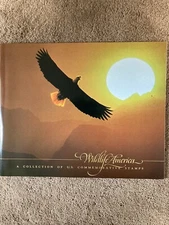 Wildlife America USPS Commemorative Stamp Book and 50 Mint Stamps