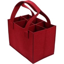 Wine Bottle Transporter With Custom Dividers That Hold Up To Six Occasions