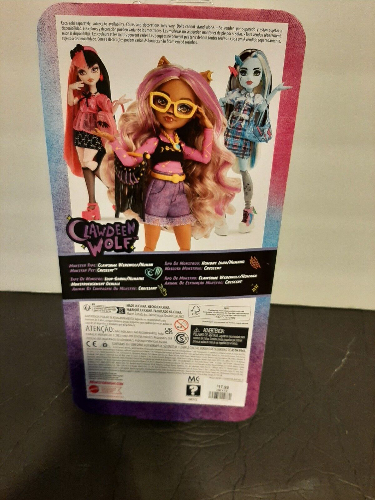 Clawdeen G3 Lacrada - Monster High, Brinquedo Monster High Nunca Usado  81319888