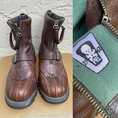 mens polo boots with zipper