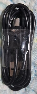 New Black 3Ft Micro Usb Charging Cable Sync Charger Data Cord To USB