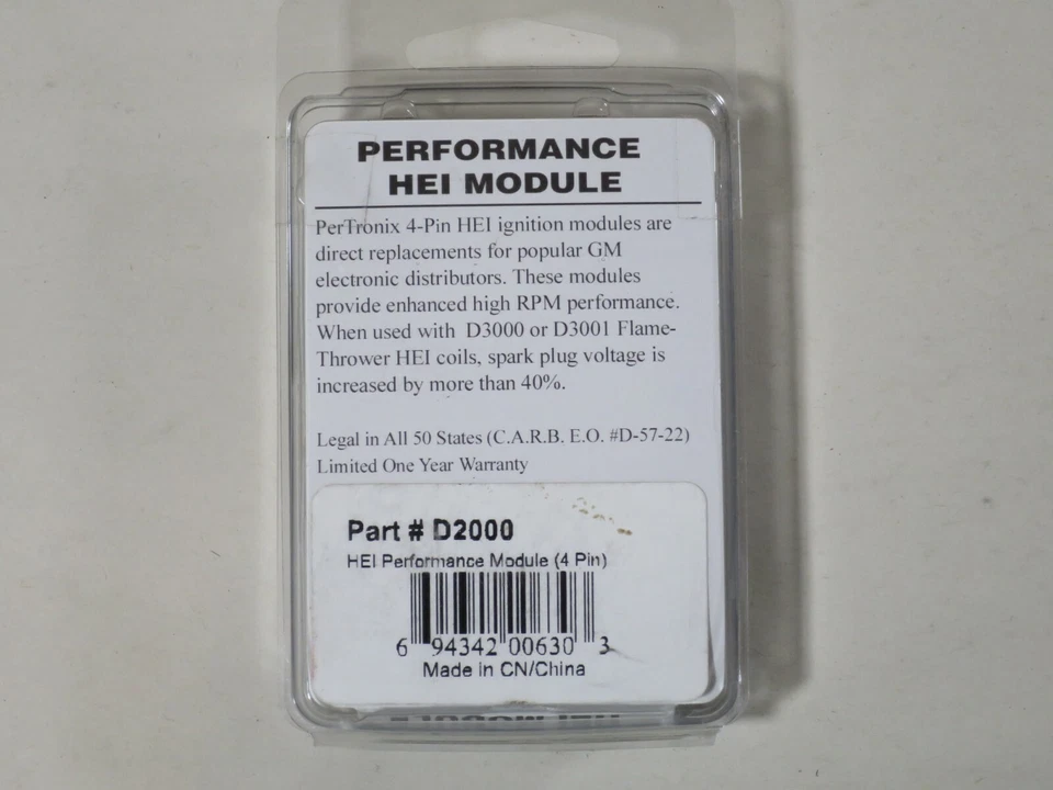 PerTronix D2000 Chevy GMC Pontiac Olds 4-Pin HEI Performance Ignition Module - Imagem 4 de 4