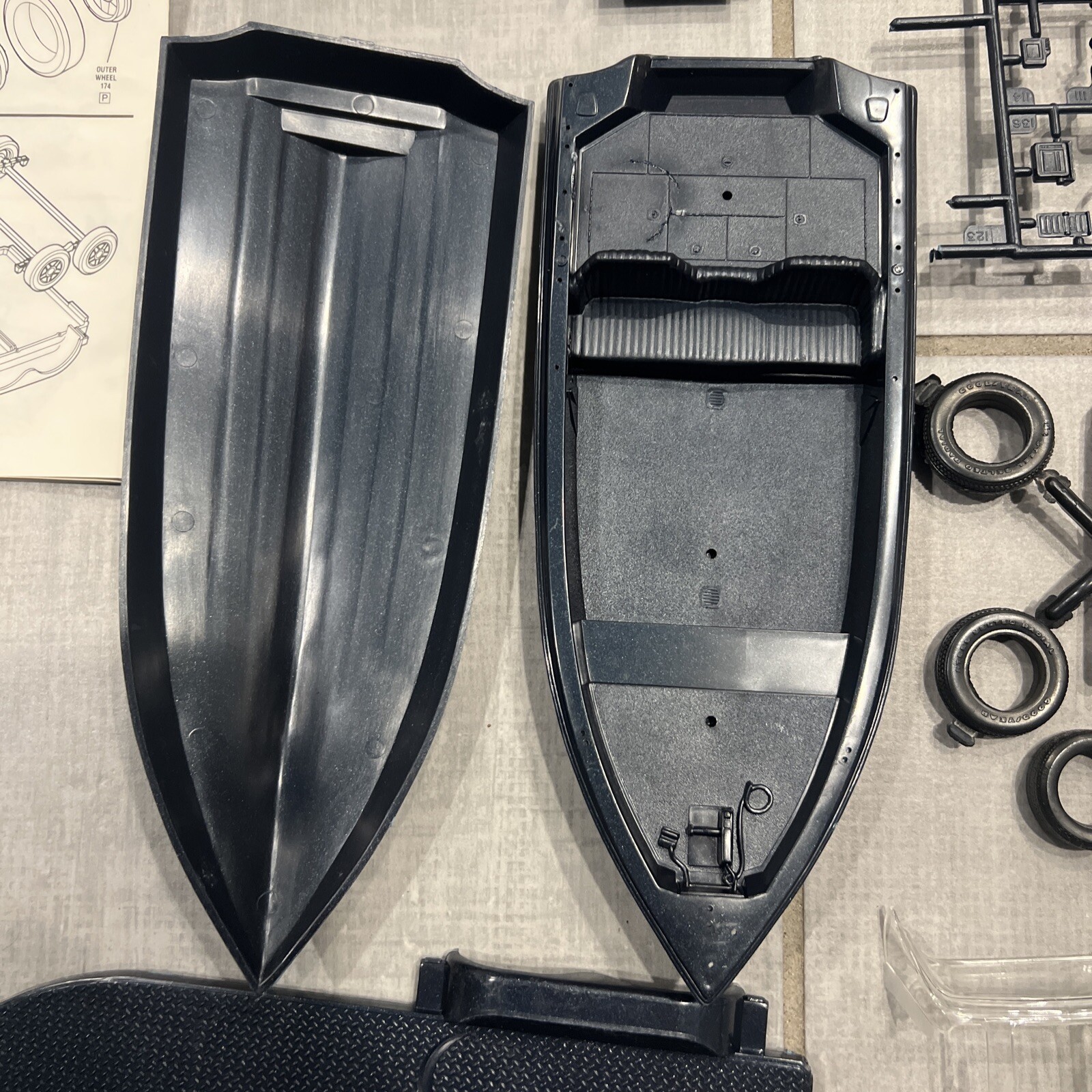 Vintage Revell Bass Busters Set 1/25 Scale Plastic Model Kit 7243 NEW